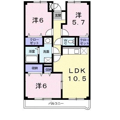 ラルジュウエスト 202【管理NO：1-007934801-02020】 ★家具家電は申し込み後に搬入しますの外観画像