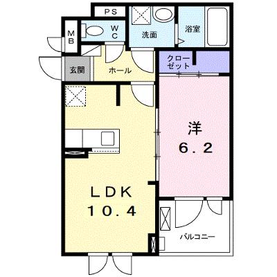 ラ・ルーチェ　Ｙ 303【管理NO：1-027302401-03030】 ★家具家電は申し込み後に搬入しますの外観画像