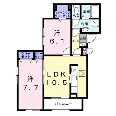 メゾンボヌール 101【管理NO：1-028532201-01010】 ★家具家電は申し込み後に搬入します 2026年09月下旬入居可能の外観画像