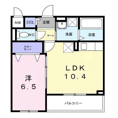 ラ・クロシェット 203【管理NO：1-028511901-02030】 ★家具家電は申し込み後に搬入します 2026年09月中旬入居可能の外観画像
