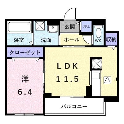 ラ・クロシェット 102【管理NO：1-028511901-01020】 ★家具家電は申し込み後に搬入します 2026年09月中旬入居可能の外観画像