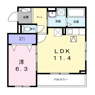 ラ・クロシェット 101【管理NO：1-028511901-01010】 ★家具家電は申し込み後に搬入します 2026年09月中旬入居可能の外観画像