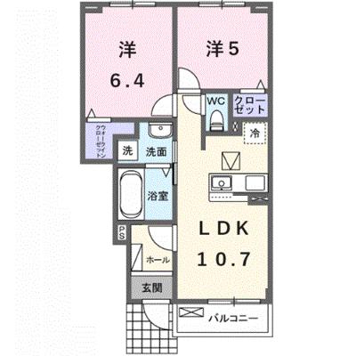 フェリーチェ 102【管理NO：1-028378801-01020】 ★家具家電は申し込み後に搬入します★ ★2026年09月上旬入居可能★の外観画像