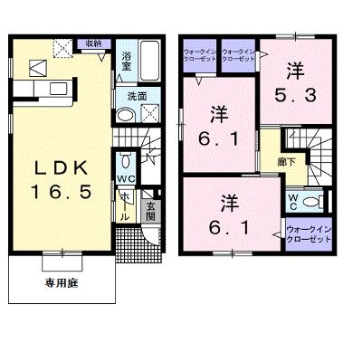 サンレミ壱番館 101【管理NO：1-018643501-01010】 ★家具家電は申し込み後に搬入しますの外観画像