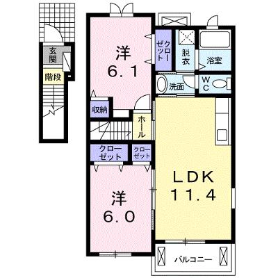 プリムラ　ＴＫ０１ 201【管理NO：1-017890901-02010】 ★家具家電は申し込み後に搬入します 2026年07月下旬入居可能の外観画像