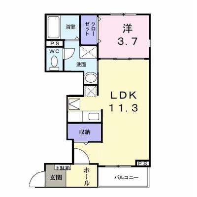 パーシモン 101【管理NO：1-014723401-01010】 ★家具家電は申し込み後に搬入します 2026年07月下旬入居可能の外観画像
