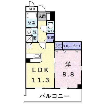 エトワール観音寺 101【管理NO：1-012131301-01010】 ★家具家電は申し込み後に搬入します 2026年07月下旬入居可能の外観画像