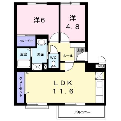 コスモスマンション 203【管理NO：1-004684201-02030】 ★家具家電は申し込み後に搬入します 2026年08月上旬入居可能の外観画像