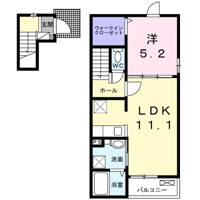 カレントＫ・Ｊ 201【管理NO：1-025414301-02010】 ★家具家電は申し込み後に搬入します 2026年08月中旬入居可能の外観画像