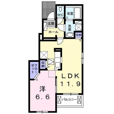 シャン・ノール　ⅩⅧ 101【管理NO：1-023995201-01010】 ★家具家電は申し込み後に搬入しますの外観画像