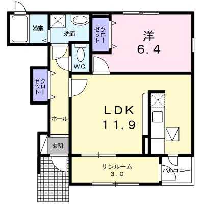 グレイス 103【管理NO：1-015894601-01030】 ★家具家電は申し込み後に搬入します★の外観画像