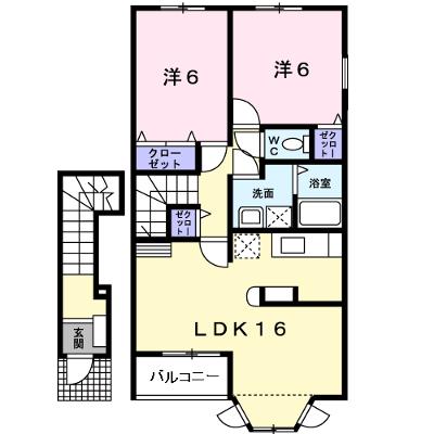 ソレイユⅡ 205【管理NO：1-013950102-02040】 ★家具家電は申し込み後に搬入しますの外観画像