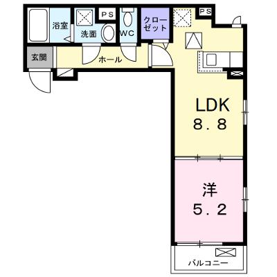 メゾンルミネ　中町 108【管理NO：1-025865401-01070】 ★家具家電は申し込み後に搬入します 2026年07月下旬入居可能の外観画像