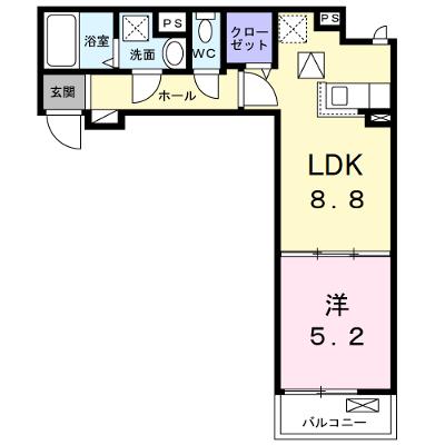 メゾンルミネ　中町 103【管理NO：1-025865401-01030】 ★家具家電は申し込み後に搬入します 2026年07月下旬入居可能の外観画像