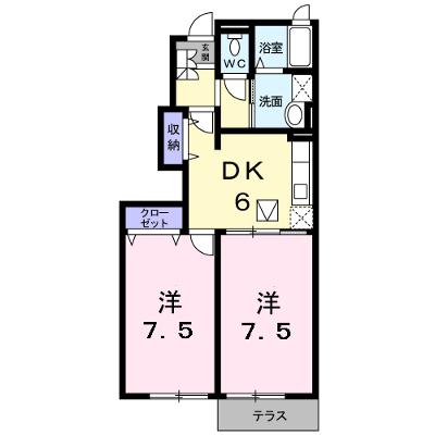 ヴィラプルメリア 108【管理NO：1-014973301-01070】 ★家具家電は申し込み後に搬入します 2026年07月中旬入居可能の外観画像