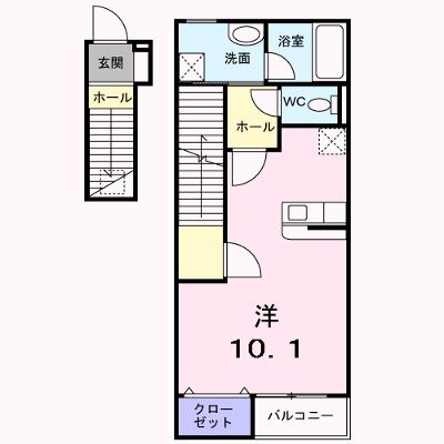 エテルノ中町 203【管理NO：1-014690301-02030】 ★家具家電は申し込み後に搬入します 2026年08月中旬入居可能の外観画像