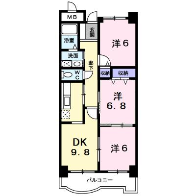 サンフローラ 503【管理NO：1-011555901-05030】 ★家具家電は申し込み後に搬入します 2026年08月中旬入居可能の外観画像
