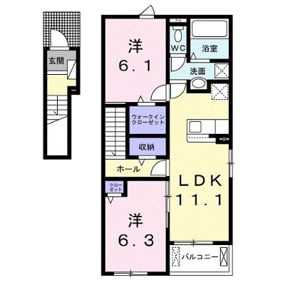 ザ・ビレッジグリーン木ノ本Ⅰ 201【管理NO：1-027251701-02010】 2026年07月中旬入居可能の外観画像