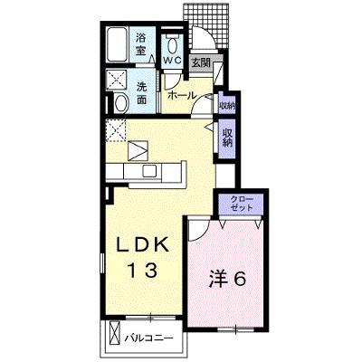 ポルトラーノⅥ 103【管理NO：1-023672902-01030】 ★家具家電は申し込み後に搬入します★の外観画像
