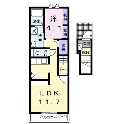 シャン・ロジュマン 202【管理NO：1-020574901-02020】 ★家具家電は申し込み後に搬入します 2026年07月下旬入居可能の外観画像