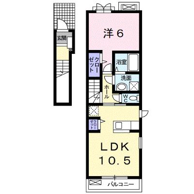 ルミナス 201【管理NO：1-018904901-02010】 ★家具家電は申し込み後に搬入します★の外観画像