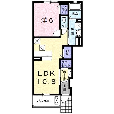 アルコバレーノ　Ｃ 102【管理NO：1-018782101-01020】の外観画像