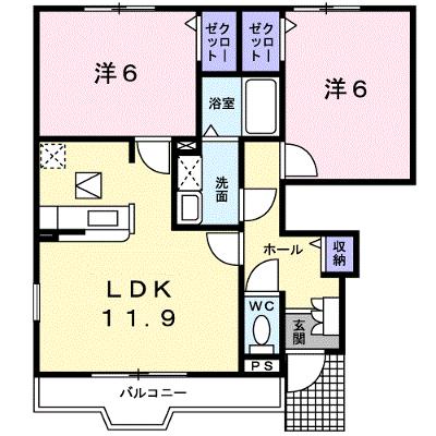 クレメントＤ 101【管理NO：1-014790304-01010】 ★家具家電は申し込み後に搬入しますの外観画像