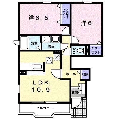 クレメントＡ 101【管理NO：1-014790301-01010】 ★家具家電は申し込み後に搬入しますの外観画像