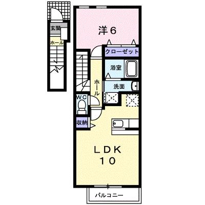 キャトル・セゾンⅡ 206【管理NO：1-013921402-02050】 ★家具家電は申し込み後に搬入します★の外観画像