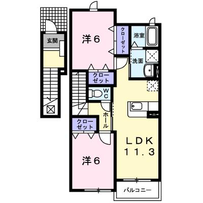 キャトル・セゾンⅠ 202【管理NO：1-013921401-02020】 ★家具家電は申し込み後に搬入しますの外観画像