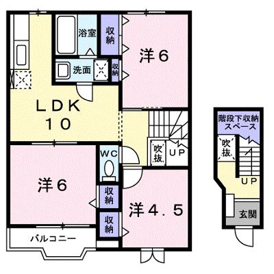 エピナールⅡ 202【管理NO：1-010562302-02020】 ★家具家電は申し込み後に搬入しますの外観画像