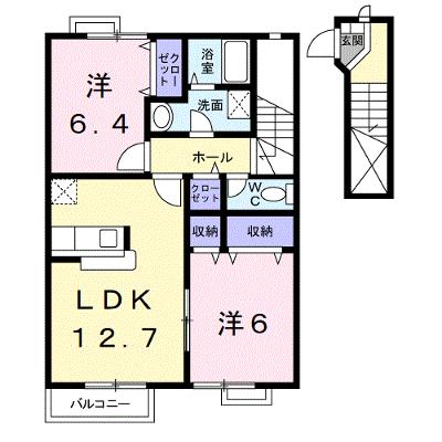プロメナーデ名草 202【管理NO：1-010094601-02020】 ★家具家電は申し込み後に搬入します★の外観画像