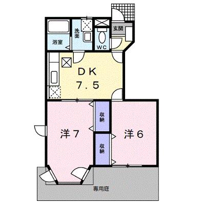 アルバ・ソーレⅠ 102【管理NO：1-007478201-01020】 ★家具家電は申し込み後に搬入しますの外観画像