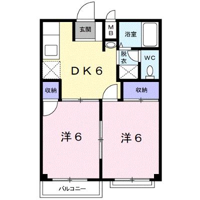 エルハイツＫＯＹＡⅡ 205【管理NO：1-004485301-02040】 ★家具家電は申し込み後に搬入します★ ★2026年10月中旬入居可能★の外観画像