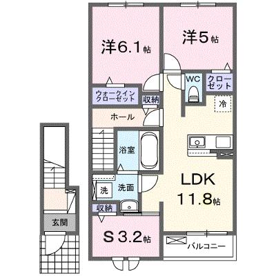 ハウスプリムローズ　Ⅷ 202【管理NO：1-028324501-02020】 ★家具家電は申し込み後に搬入します★ ★2026年09月下旬入居可能★の外観画像