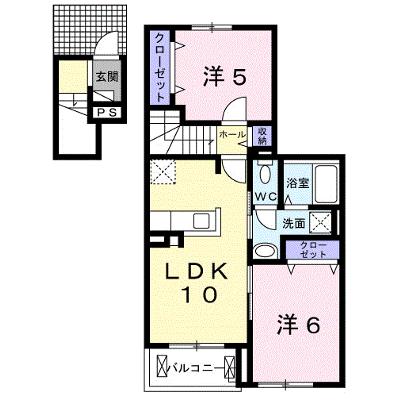 ルミナーレ西浜 203【管理NO：1-025084901-02030】 ★家具家電は申し込み後に搬入しますの外観画像
