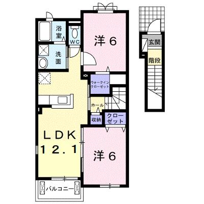 リヴェール松島Ⅰ 206【管理NO：1-024540601-02050】 ★家具家電は申し込み後に搬入しますの外観画像