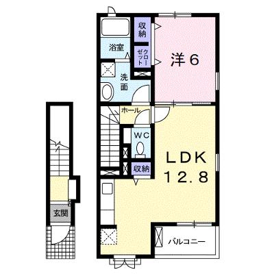 アン・ソレイユ 202【管理NO：1-024359201-02020】 ★家具家電は申し込み後に搬入しますの外観画像