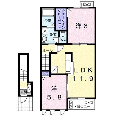 ブロード・フレンドリー 203【管理NO：1-023201201-02030】 ★家具家電は申し込み後に搬入しますの外観画像