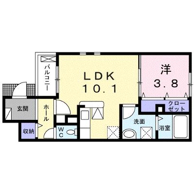藍 101【管理NO：1-021620901-01010】 ★家具家電は申し込み後に搬入しますの外観画像