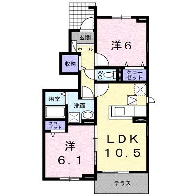 シエル・エトワレ 101【管理NO：1-020068201-01010】 ★家具家電は申し込み後に搬入します★の外観画像