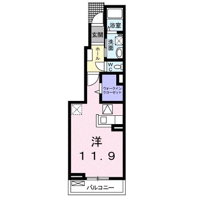 クレアコート　Ⅰ 102【管理NO：1-018866801-01020】 ★家具家電は申し込み後に搬入しますの外観画像