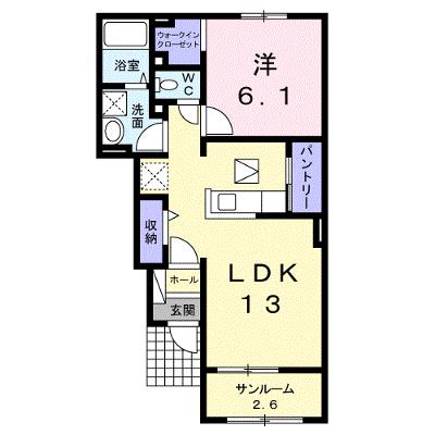 ラパンⅠ 102【管理NO：1-018410301-01020】 ★家具家電は申し込み後に搬入しますの外観画像