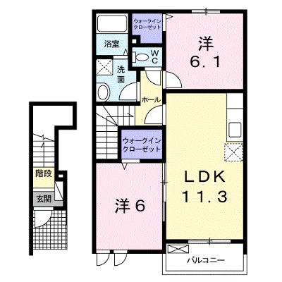 アヴァンツァートⅢ 202【管理NO：1-017693902-02020】 ★家具家電は申し込み後に搬入しますの外観画像