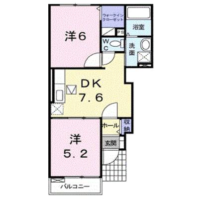 アヴニール　Ⅰ 103【管理NO：1-014692401-01030】 ★家具家電は申し込み後に搬入します★の外観画像