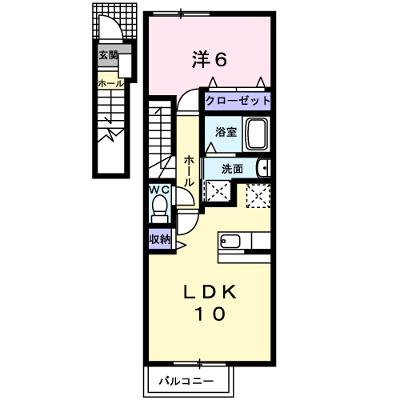 キャトル・セゾンⅡ 207【管理NO：1-013921402-02060】 ★家具家電は申し込み後に搬入しますの外観画像