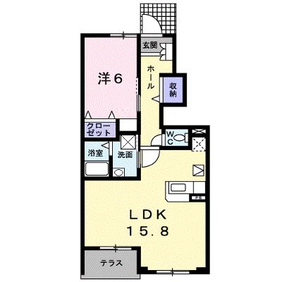 メリー・プラッツ　Ⅰ 102【管理NO：1-013676601-01020】 ★家具家電は申し込み後に搬入しますの外観画像