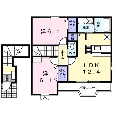 アルモニー　Ⅰ 203【管理NO：1-013653101-02030】 ★家具家電は申し込み後に搬入しますの外観画像