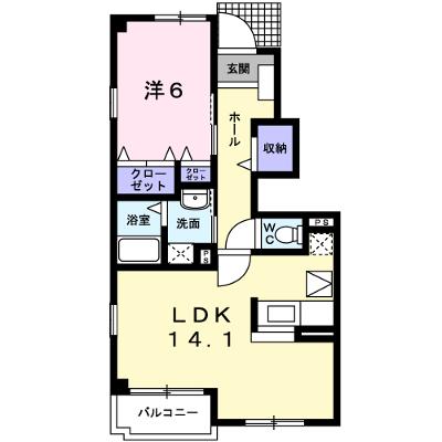 サンズパークⅠ 103【管理NO：1-013593101-01030】 ★家具家電は申し込み後に搬入します★の外観画像