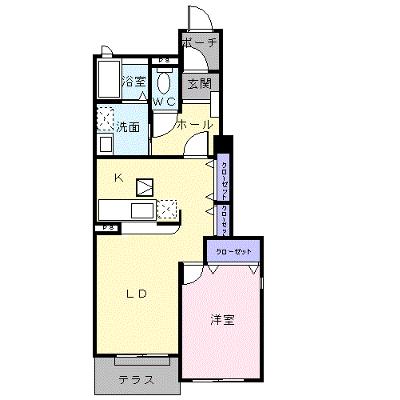 メゾンフォルテⅠ 101【管理NO：1-013576601-01010】 ★家具家電は申し込み後に搬入しますの外観画像
